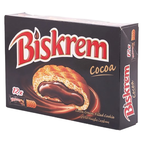 بسكريم كاكاو بسكويت بكريمة  الكاكاو 432 جم 12x